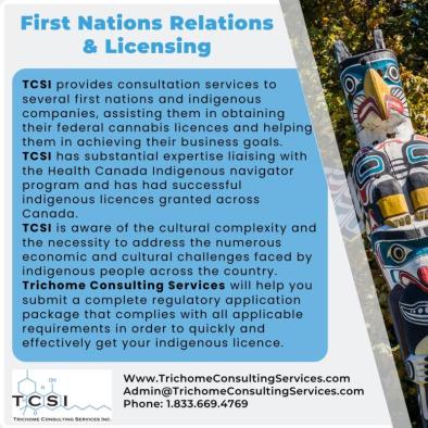 First Nations Cannabis Licensing Specialits