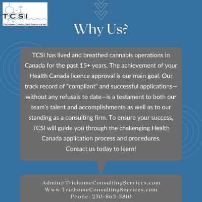 Why choose Trichome Consulting Services for Cannabis licensing services?